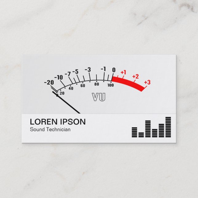 VU-mätare 01 Visitkort (Framsida)