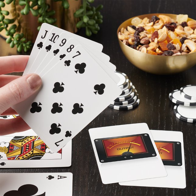 VU-mätare Utgångsmätare Ljudnivåmätare Casinokort (Skapare uppladdad)
