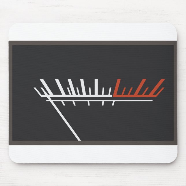 VU mäter den Audiophile gåvan för parallell volym Musmatta (Framsidan)