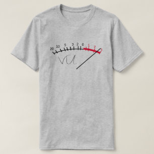 VU Meter Ljud Level Studio T Shirt