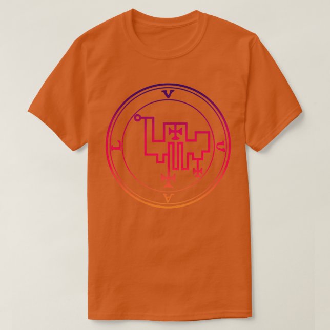 Vual Sigil Ge på Kärleken  Women Lila Orange T Shirt (Design framsida)