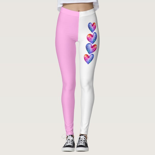 Vubrant Hearts Leggings (Framsida)