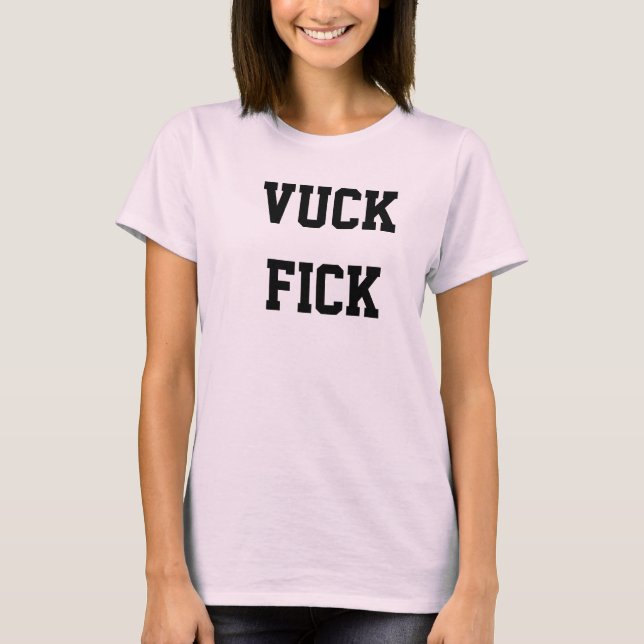 Vuck Fick skjorta roliga Michael Vick T-shirt (Framsida)