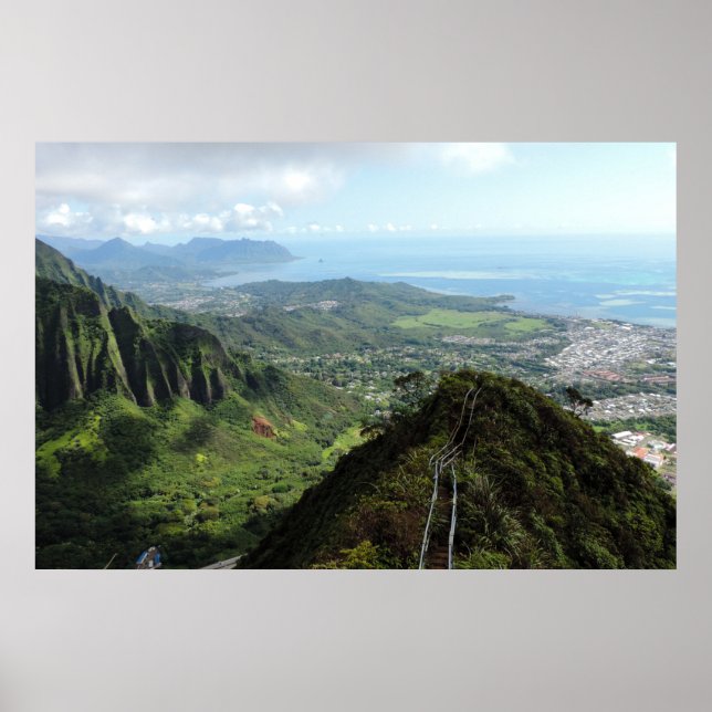 Vue des Stairway to Heaven (Hawaii) Poster (Framsidan)