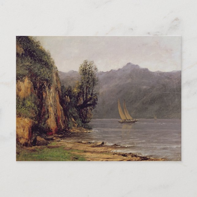 Vue du Lac Leman, 1873-77 Vykort (Framsida)
