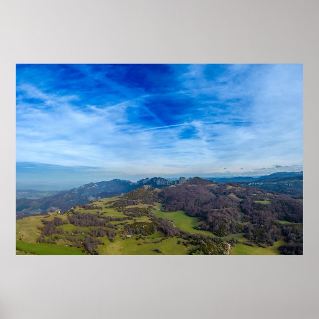 vue montagne de léoncel poster (Framsidan)