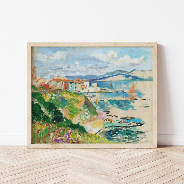 Vue Sur La Ponche, Saint-Tropez | Henri Manguin Poster (Skapare uppladdad)