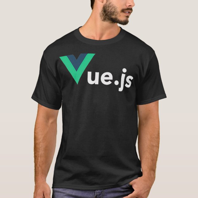 VueJS Vuejs JavaScript Framework Premium _1 T Shirt (Framsida)
