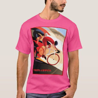 Vuelta A Espana Abstrakt Bicycle Tävla Print Act T Shirt