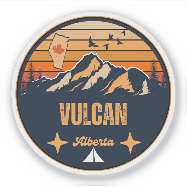 Vulcan, Alberta Klistermärken (Framsida)