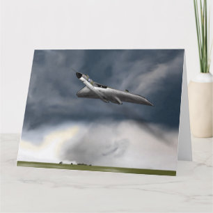 Vulcan Bomber Hälsning Card Kort