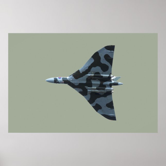 Vulcan bomber in flight poster (Framsidan)