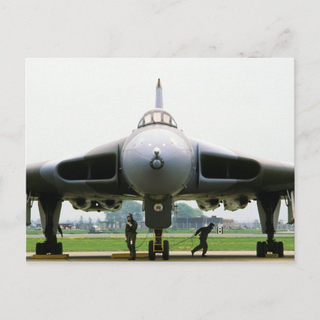 Vulcan Bomber Postcard Vykort (Framsida)