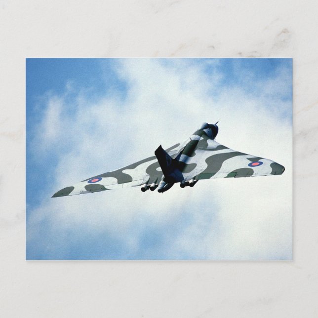 Vulcan Bomber Postcard Vykort (Framsida)