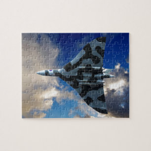 Vulcan bombplan i flyg pussel