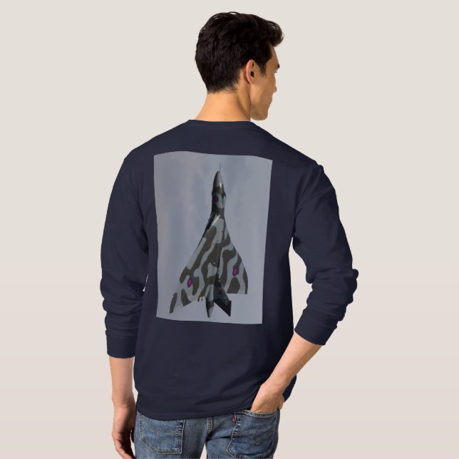 Vulcan bombplan tee (Hel baksida)
