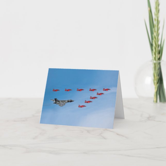 Vulcan honnör XH558 Kort (Framsida)