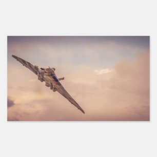 Vulcan Rektangulärt Klistermärke