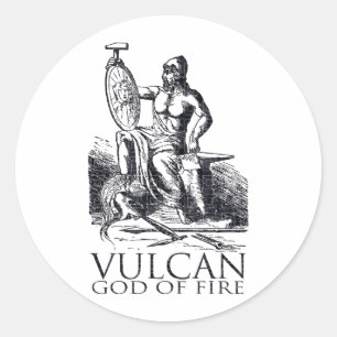 Vulcan Runt Klistermärke