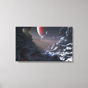 Vulcan (Snö) (Triptych) Canvastryck
