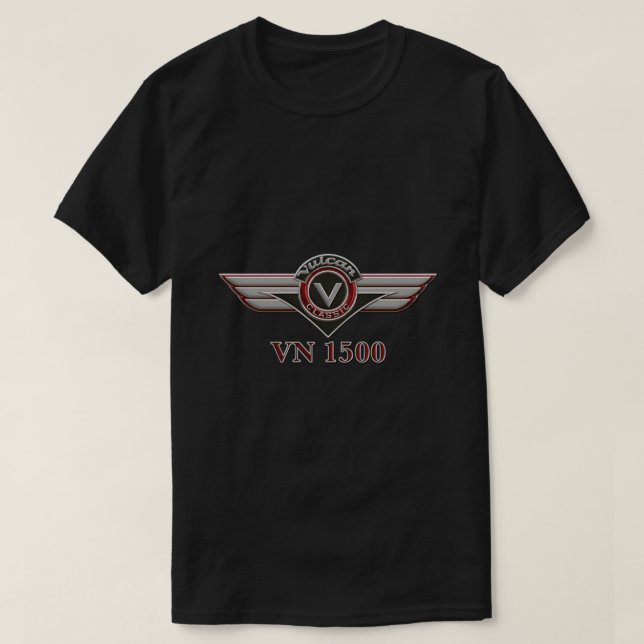 Vulcan VN 1500 Logotyp 2 3D Essential T-Shirt (Design framsida)