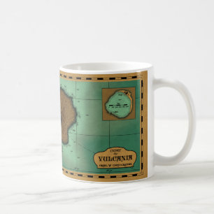 Vulcania kartlägger - muggen för Nemo versionkaf Kaffemugg