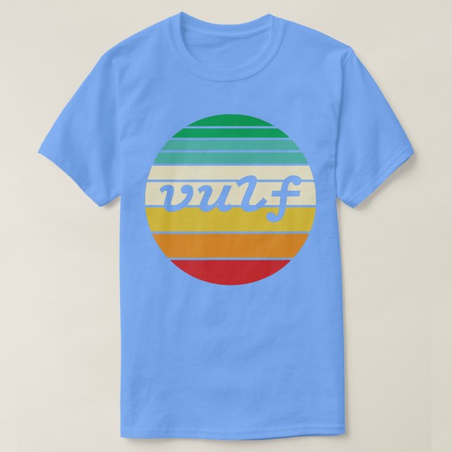Vulf Retro Sunset Vulfpeck Design T Shirt (Design framsida)