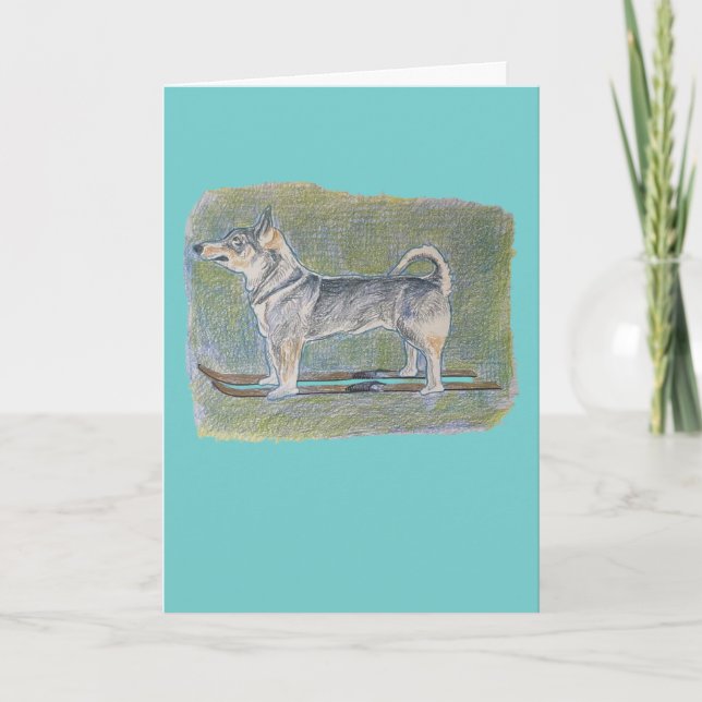 Vulhound-julkort Kort (Framsida)