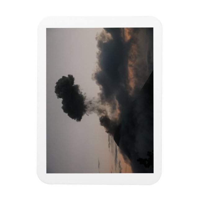 Vulkan Fuego in Guatemala Magnet (Vertikal)