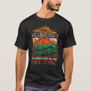 vulkan geologi vulkanologi geolog vulkanolog t shirt