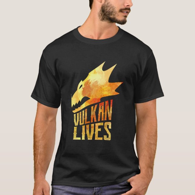 Vulkan Lives Space Salamanders Marine Legion Imper T Shirt (Framsida)