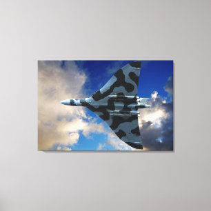 Vulkanbomber under flygning canvastryck