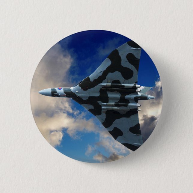 Vulkanbomber under flygning knapp (Framsida)