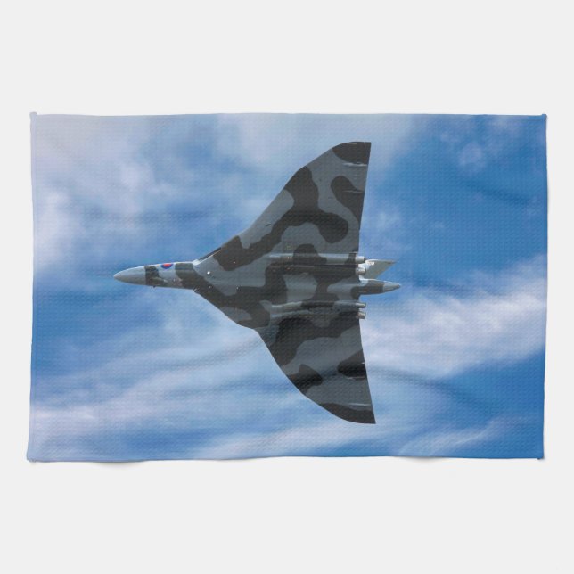 Vulkanbomber under flygning kökshandduk (Horisontell)