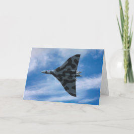 Vulkanbomber under flygning kort