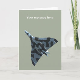 Vulkanbomber under flygning kort