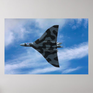 Vulkanbomber under flygning poster