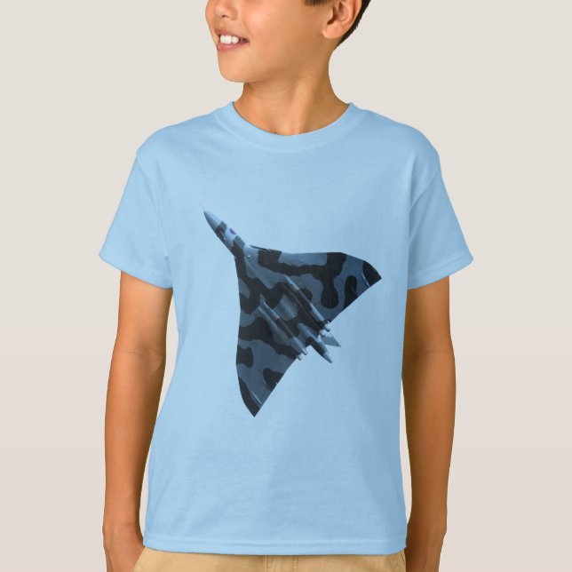 Vulkanbomber under flygning tee (Framsida)