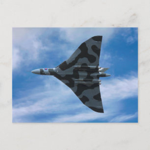 Vulkanbomber under flygning vykort