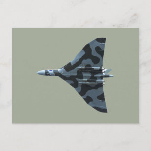 Vulkanbomber under flygning vykort