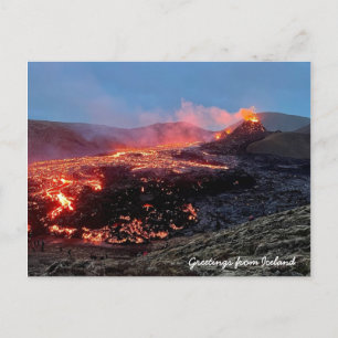 Vulkanen island - vykort