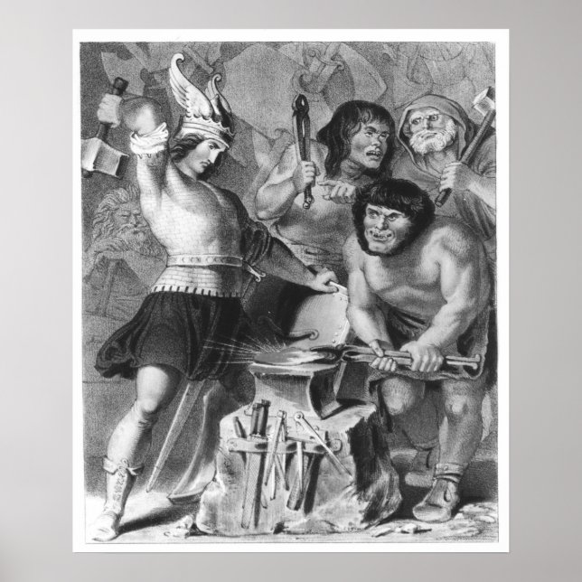 Vulkanens Forge Poster (Framsidan)