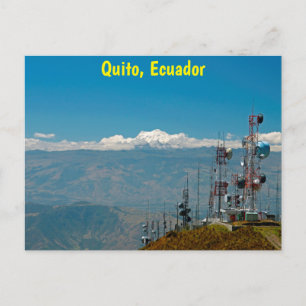 Vulkaner och master, Quito, Ecuador Vykort
