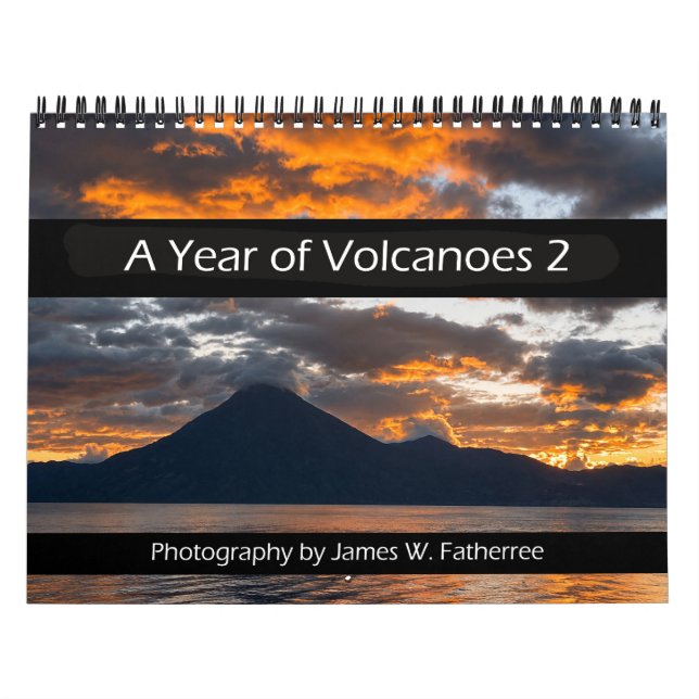 Vulkaner Väggkalender 2 av J. Fatherree Kalender (Omslag)
