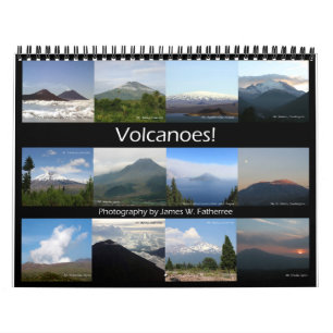 Vulkanernas väggkalender efter J.W. Faderträdet. Kalender