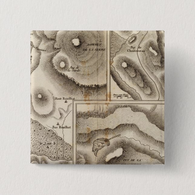 Vulkanisk laktasch knapp (Framsida)