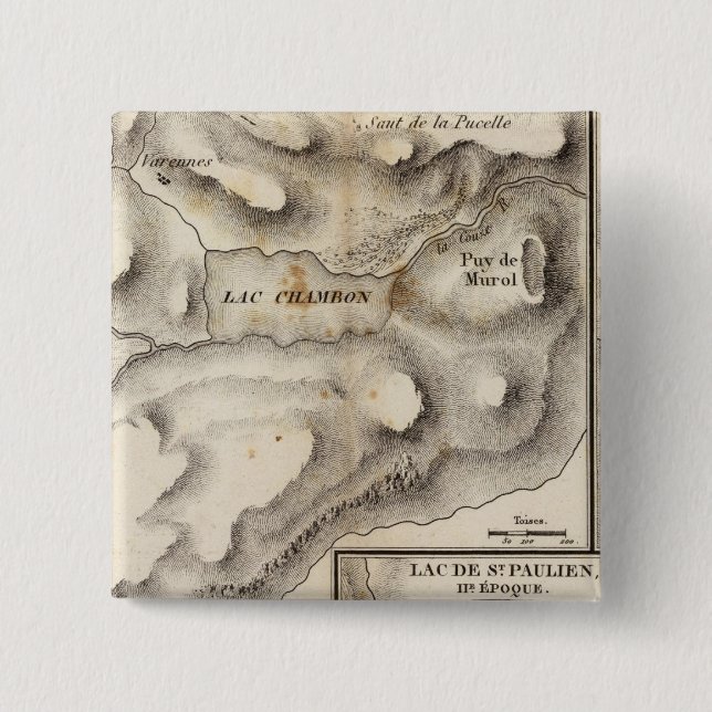 Vulkanisk laktasch knapp (Framsida)