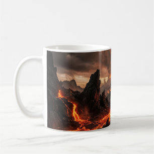 Vulkanisk Lava Kaffemugg