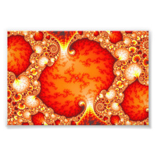 Vulkanisk trädgård - Fractalkonst Fototryck
