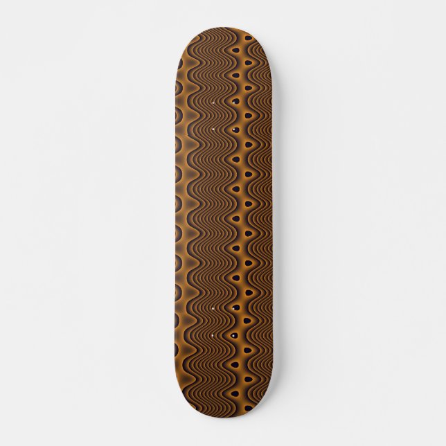 Vulkaniska oceaner med mönster skateboard bräda 19,5 cm (Framsida)